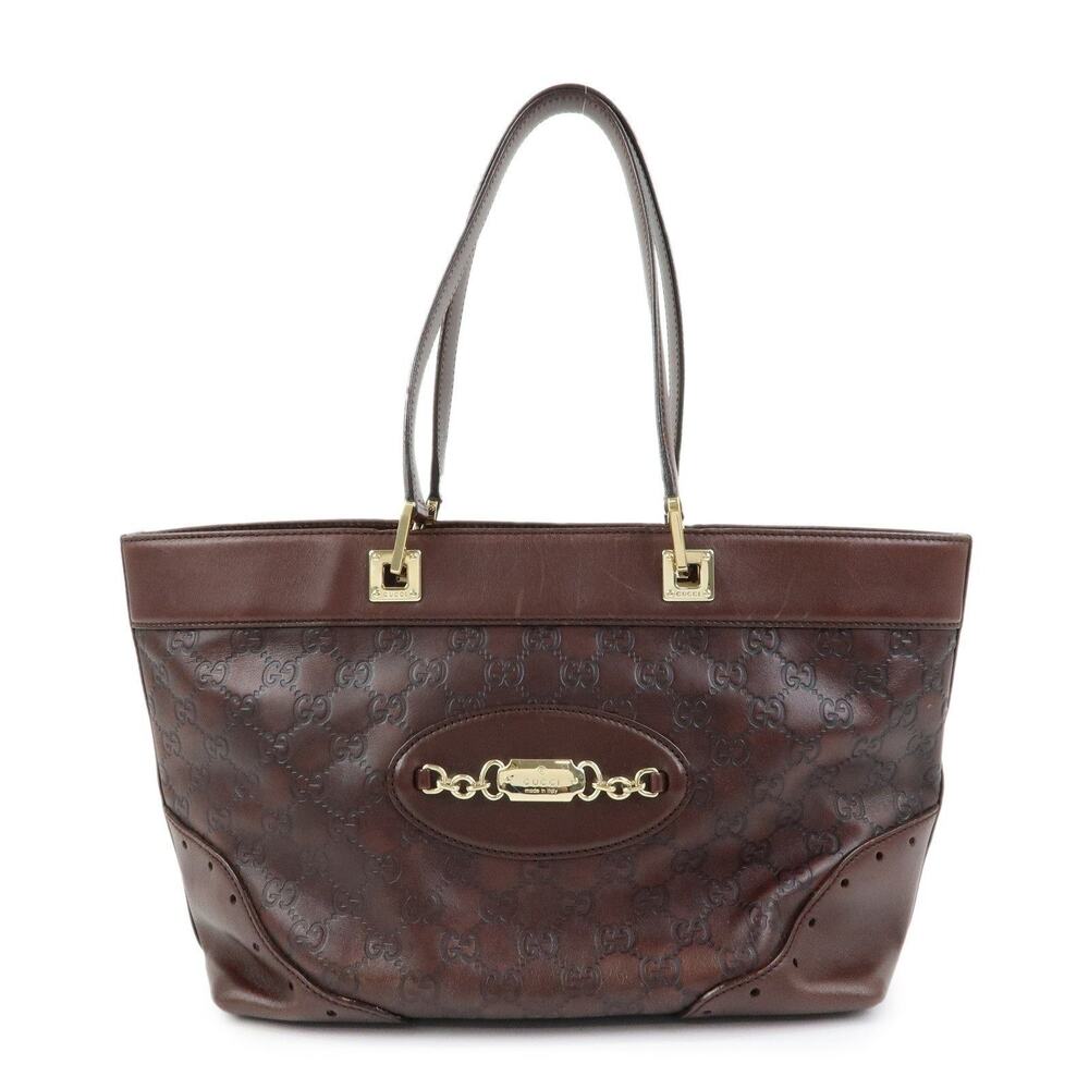 Gucci Guccissima Tote Brown